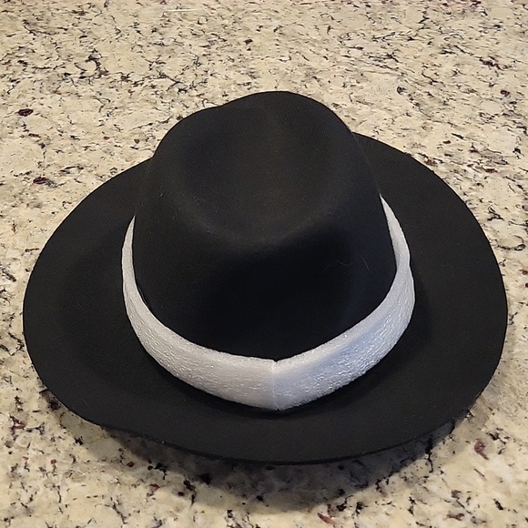 NWT - Jack & Lucy Bicoastal Wide Brim Hat - Black - Picture 2 of 3